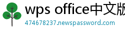 wps office中文版